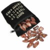 Runes divinatoires viking en pierre naturelle - Jaspe rouge