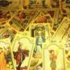 Tarot Divinatoire Universel Rider Waite Smith Dore a la Feuille dOr 1 | Esoteria.shop