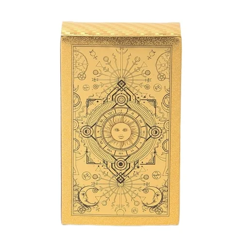 Tarot Divinatoire Universel Rider Waite Smith Dore a la Feuille dOr Dos 1 | Esoteria.shop