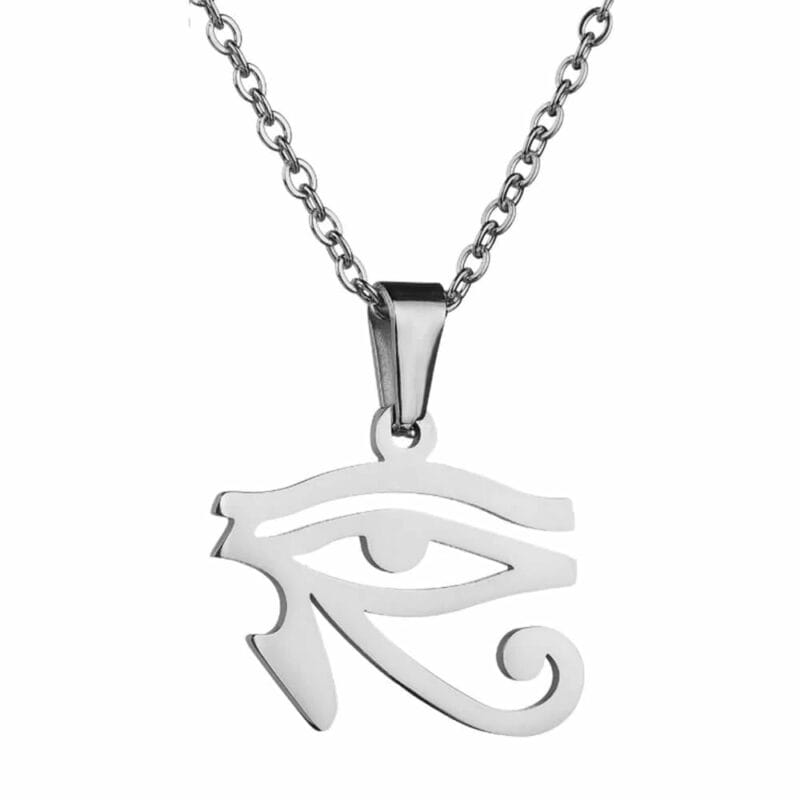 Collier Pendentif Oeil d'Horus - Argent