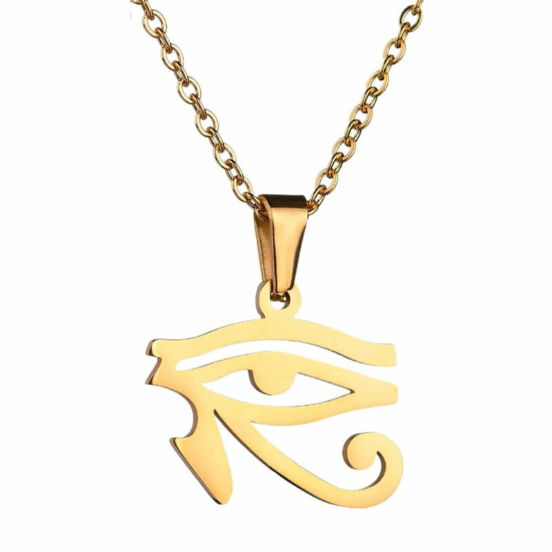 Collier Pendentif Oeil d'Horus - Or