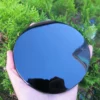 kf Sd0bd161dd65f4e0e9a580e5eb7b16937g Miroir en obsidienne noire naturelle de haute qualit cristaux de gu rison plaque ronde en pierre | Esoteria.shop